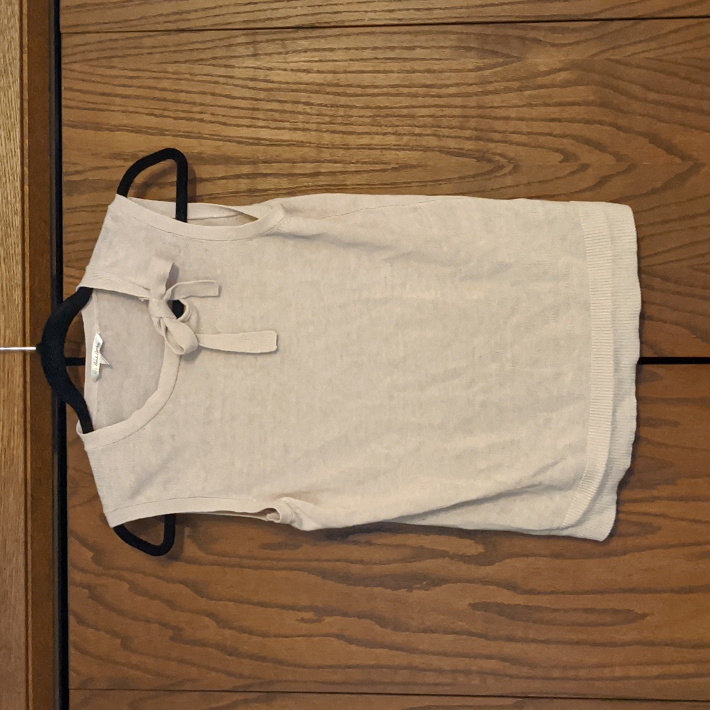 Brooks Brothers Linen Sleeveless Knit Top